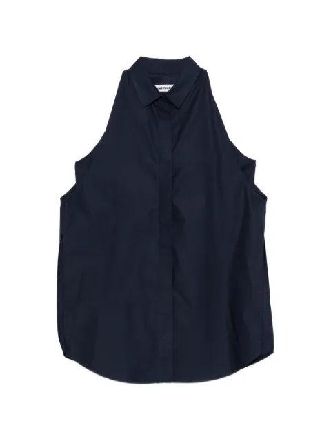 DARKPARK halter-neck sleeveless top Blue WSH41FAC162