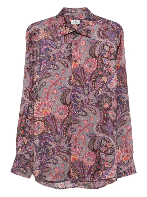 ETRO paisley-print shirt Purple MRIB000199SA4D3X0865