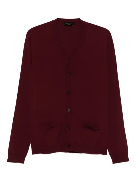 Roberto Collina buttoned cardigan Red 253M01010