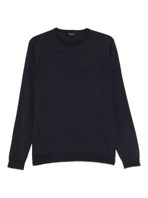 Roberto Collina crew-neck sweater Blue 253M01001
