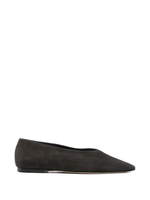 Dear Frances Topo pointed ballet flats Brown TOP14