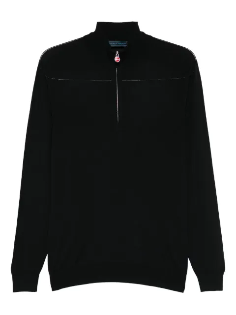 Kiton half-zip sweater Black UMK0899K500ENERO