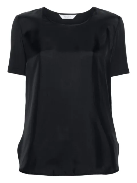 Max Mara Leisure Fuoco short-sleeve blouse Blue FUOCOMM13205003