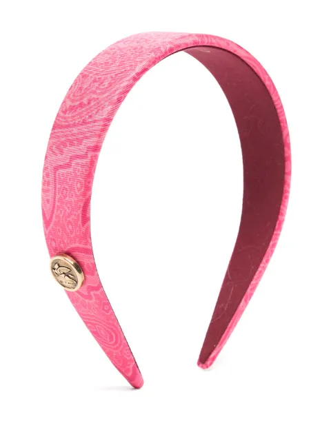 ETRO arnica silk hair band Pink WF6A0001AKH62