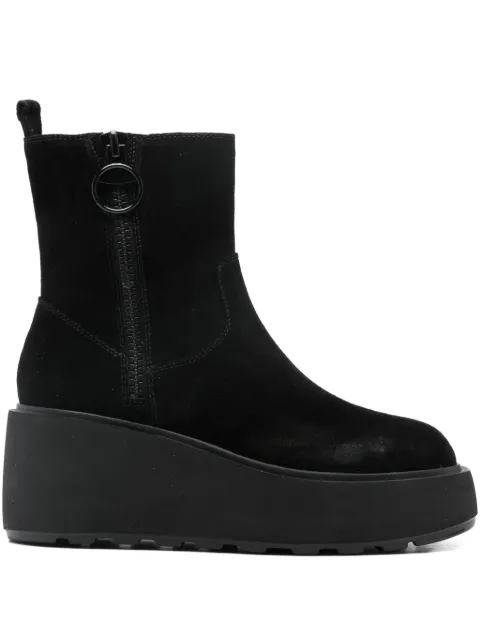 CAFèNOIR platform zip-fastening boots Black C1FL1116