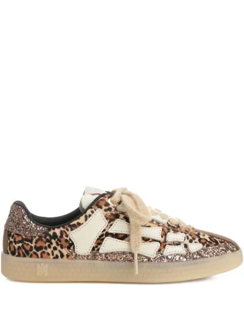 AMIRI leopard pacific Bones sneakers Brown AWSNSN1024