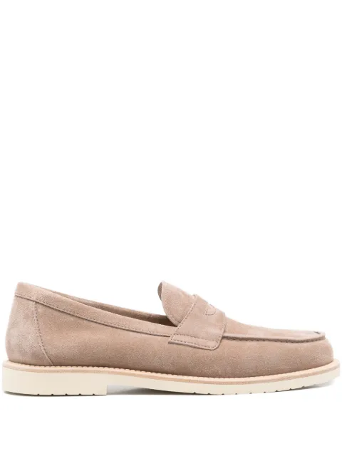 Brunello Cucinelli suede penny loafers Neutrals MZUPAIX653C4298