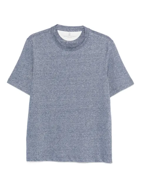Brunello Cucinelli short-sleeve T-shirt Blue MW8351308C013