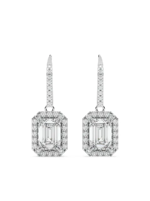 Tilla 14kt white gold dangling earrings Silver DRER08WG