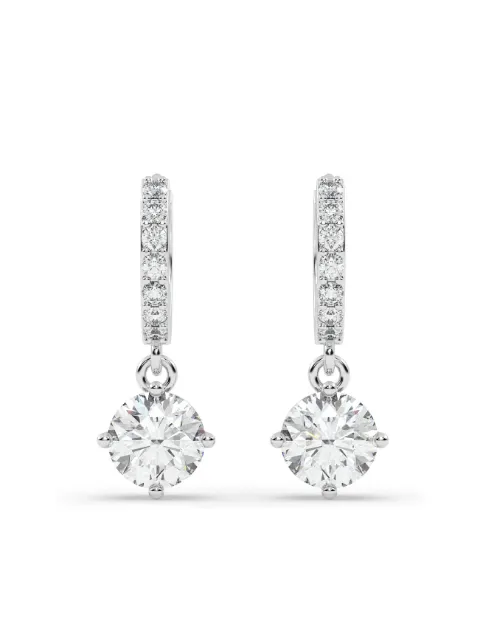 Tilla 14kt white gold dangling earrings Silver DRER05WG