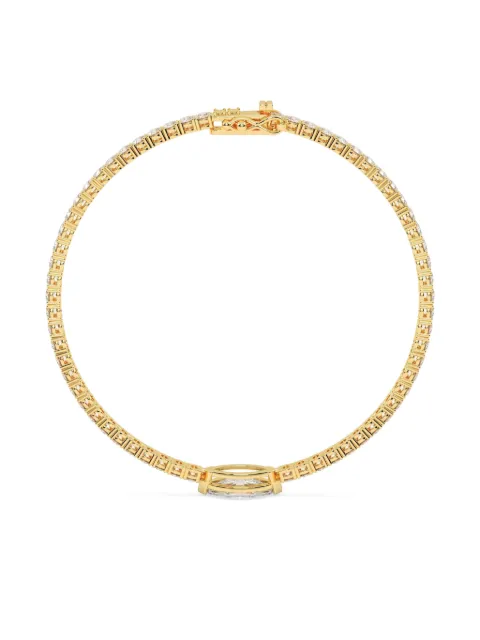 Tilla 14kt yellow gold marquise tennis bracelet Gold CLBR03YG
