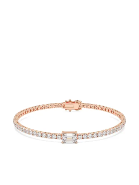 Tilla 14kt rose gold tennis bracelet Pink CLBR01RG