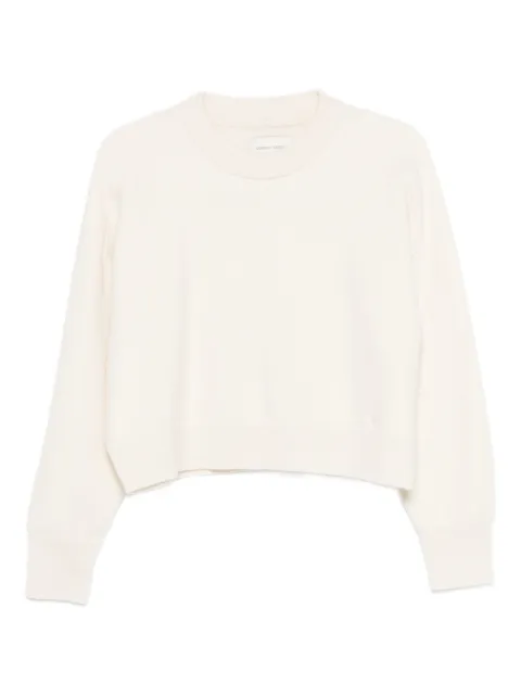 LouLou de Saison ribbed-trim sweater Neutrals MIRO