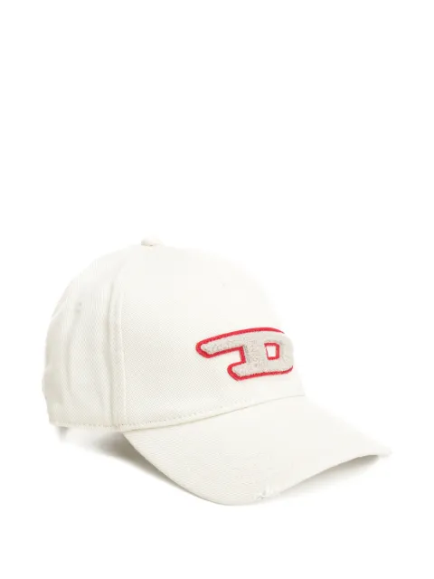 Diesel logo-patch baseball cap White A217340PFAA
