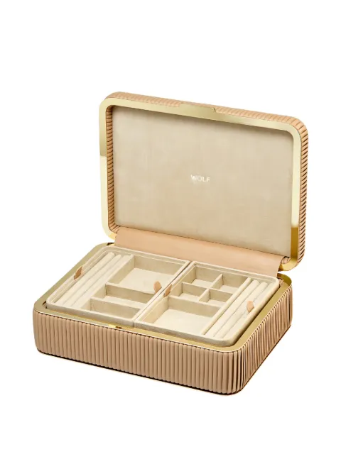 WOLF medium Bella jewellery box (11cm x 20cm) Neutrals 781029