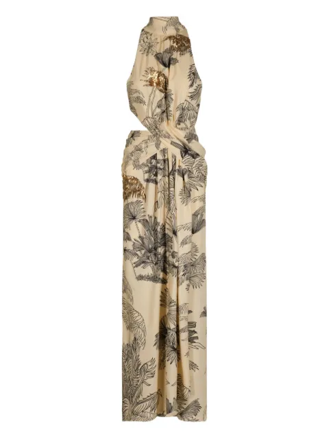 Johanna Ortiz Excepcionalidad dress Neutrals PT03624
