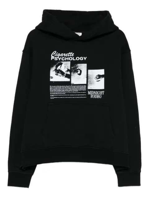 MIDNIGHT RODEO graphic hoodie Black MRT54