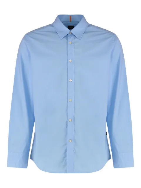 BOSS button-fastening shirt Blue 50518304