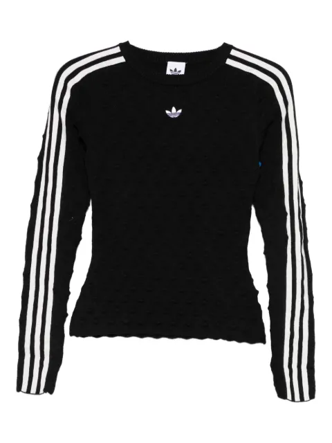 adidas crew-neck long-sleeve sweater Black KS6460