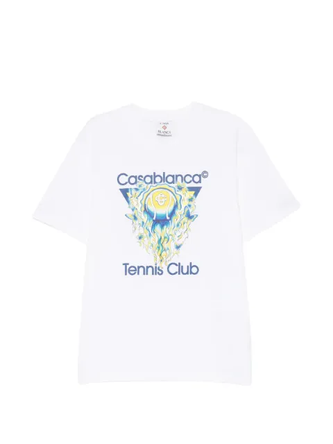 Casablanca Tennis Club Icon Classic T-shirt White MSP26JTS00101