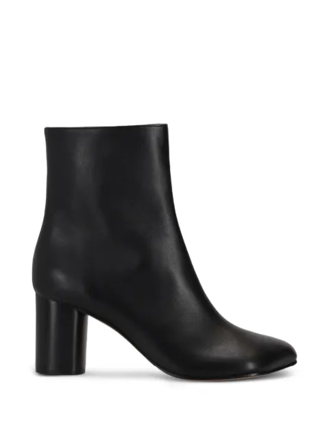 Niccolò Pasqualetti Obliqua leather ankle boots Black NP08F004LEA