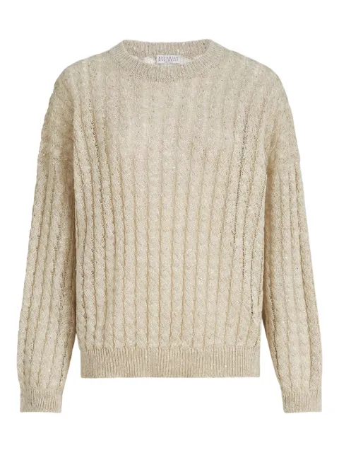 Brunello Cucinelli cable-knit sweater Neutrals MCO559710C8925