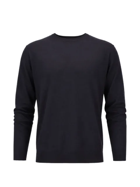 LA ROSE crew-neck sweater Blue LARUGIRCS