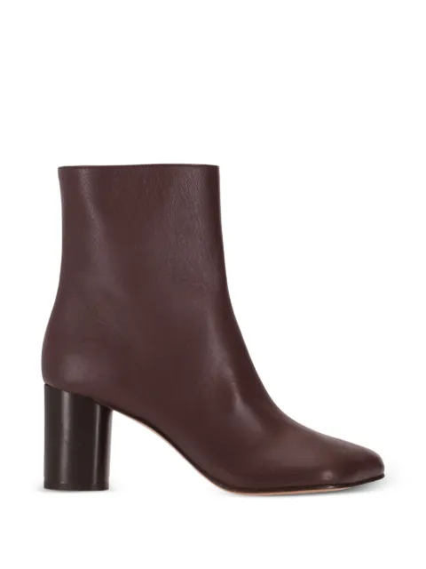 Niccolò Pasqualetti Obliqua leather ankle boots Brown NP08F004LEA