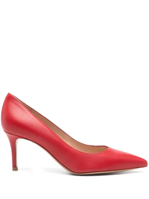 Gianvito Rossi calf leather pumps Red G2677070RICVIT