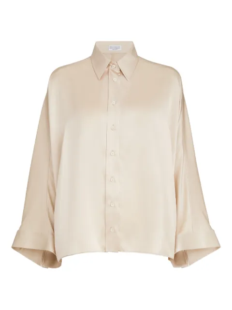 Brunello Cucinelli long-sleeved shirt Neutrals M0C59MQ606C9643