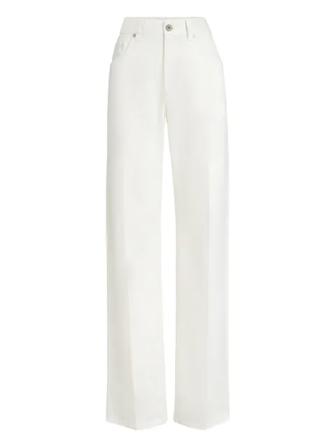 Brunello Cucinelli monili-embellishment trousers White M0H81P5568C1101