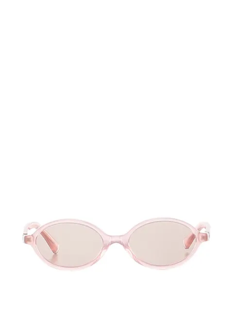 Miu Miu Eyewear oval-frame sunglasses Pink MU04ZS