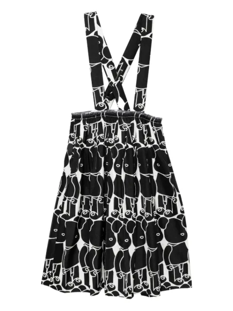 Comme Des Garçons Bearbrick-printed skirt Black GGA009051