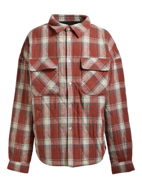 BREATH checked-pattern shirt Red BR25AWS2003BRW