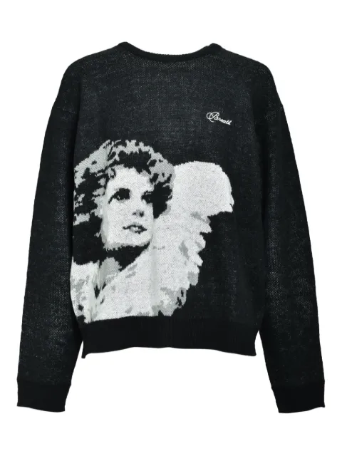 BREATH logo-embroidered sweater Black BR25AWN3006BLK