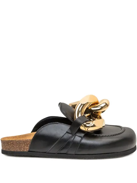 JW Anderson chain mocassino mule Black AN35004A12140