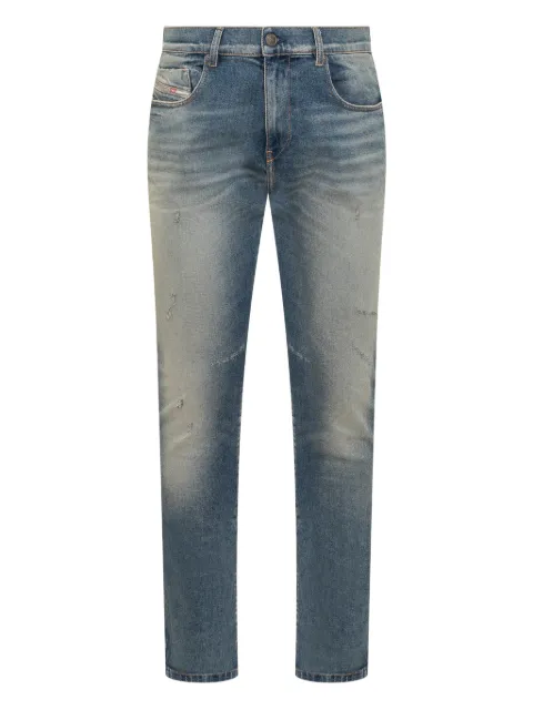 Diesel 2019 D-Strukt button-fastening jeans Blue A0356309H55