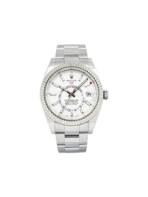 Rolex Sky-Dweller oyster perpetual fluted 42mm White 326934
