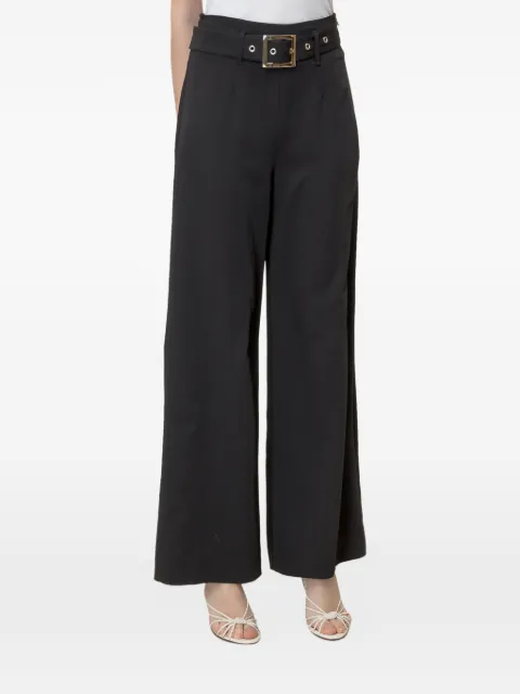 SIMONA CORSELLINI belted trousers Black P20CMPA02901TCAD0025