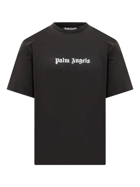 Palm Angels logo-print T-shirt Black PMAA089F23JER002