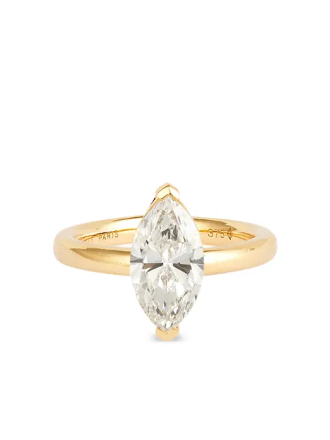 Persée 9CT yellow gold Marquise diamond ring Gold R9894701YG