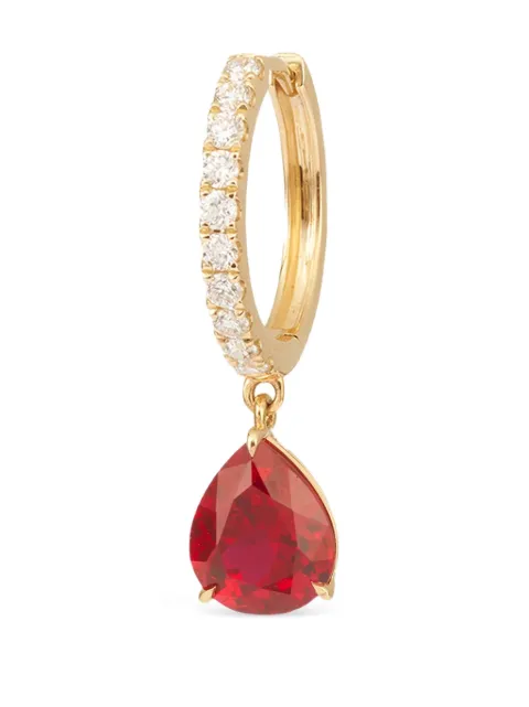 Persée 18CT yellow gold Iris ruby and diamond single earring Gold EA100620RUYG