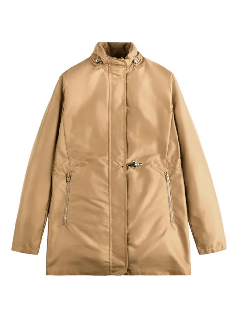 Fay zipped parka coat Neutrals NAW50523960AX2