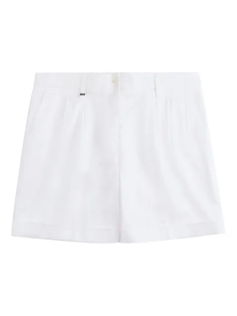 Fay pleated shorts White NTW8352547TXMR