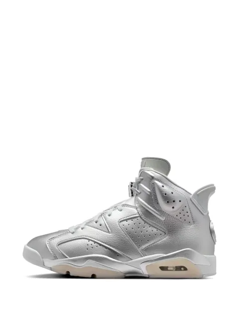 Jordan Jordan 6 Retro PSG Paris Saint-Germain leather sneakers Silver IQ5135001