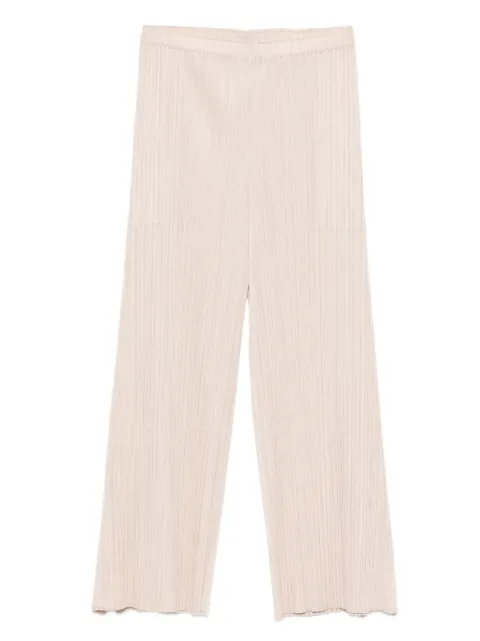 Pleats Please Issey Miyake pleated trousers Neutrals PP58JF114