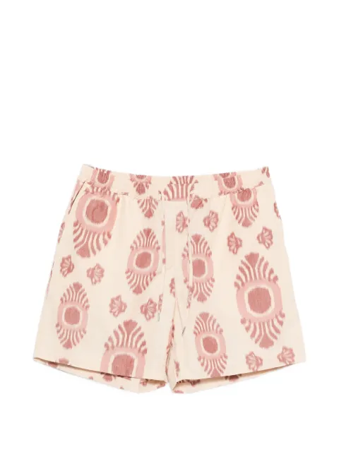 A Kind of Guise Volta patterned drawstring shorts Neutrals 20815636696