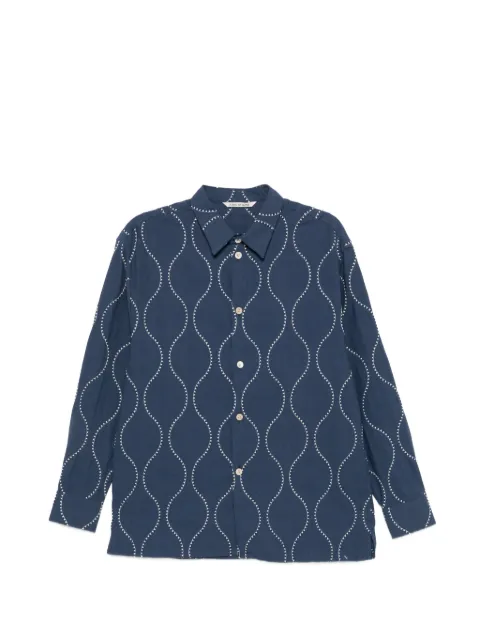 A Kind of Guise Pino embroidered shirt Blue 13511677677