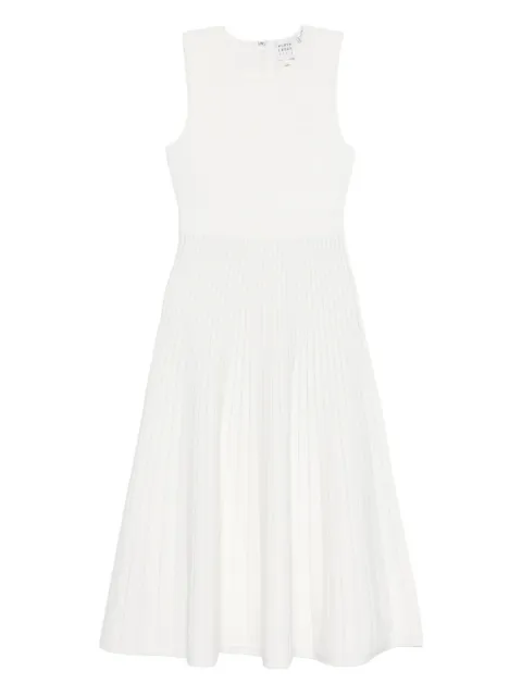 Hervé Léger pleated A-line dress White DMC8548625