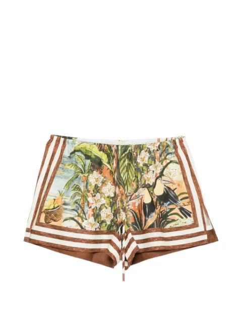 ALEMAIS Toucan Tango shorts Brown 6997P